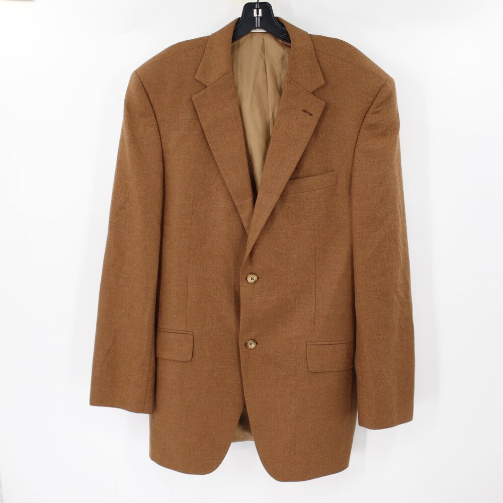 John nordstrom x Loro Piana sport coat Mens 44‎ brown cashmere notch two button